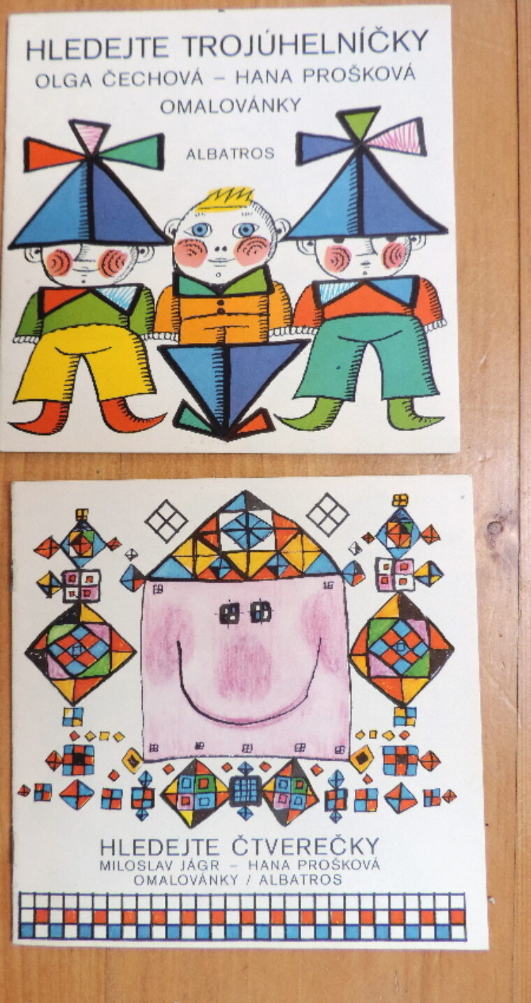 Čechocá O. / Jágr M. / Kovařík J. / Zápal J. – 4 x omalovánka / 4 x coloring book