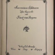 Franz von Bayros – Aus meinen Schlössern