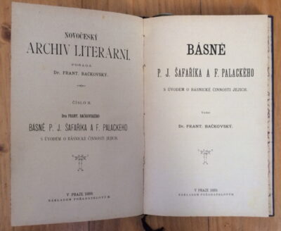 Šafařík P. J. / Palacký F. – Básně