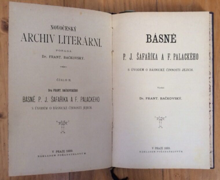 Šafařík P. J. / Palacký F. – Básně