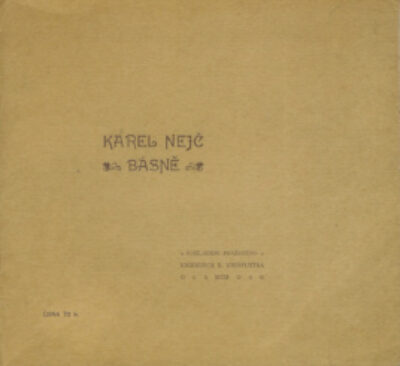 Nejč Karel – Básně