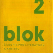 časopis pro literaturu a kritiku – Blok /2 svazky/