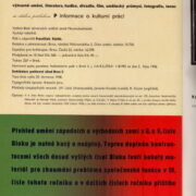 časopis pro umění - / journals – Blok + rekl.letáky /1. - 3. ročník/