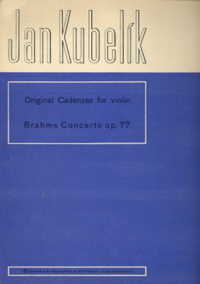 Kubelík Jan – Brahms concerto op. 77