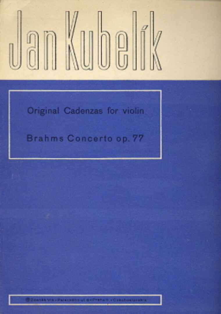 Kubelík Jan – Brahms concerto op. 77