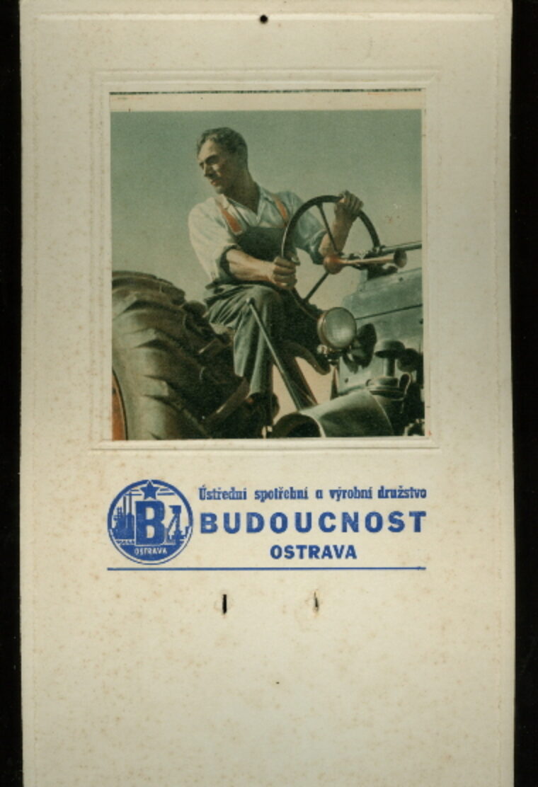 propagační tabulka / advertising tablet – Budoucnost Ostrava