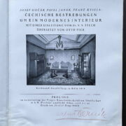 Gočár J., Janák P., Kysela F. – Čechische bestrebungen um ein modernes interieur