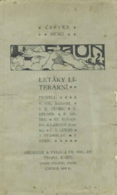 Faun / Letáky literární / – Červen MCMII