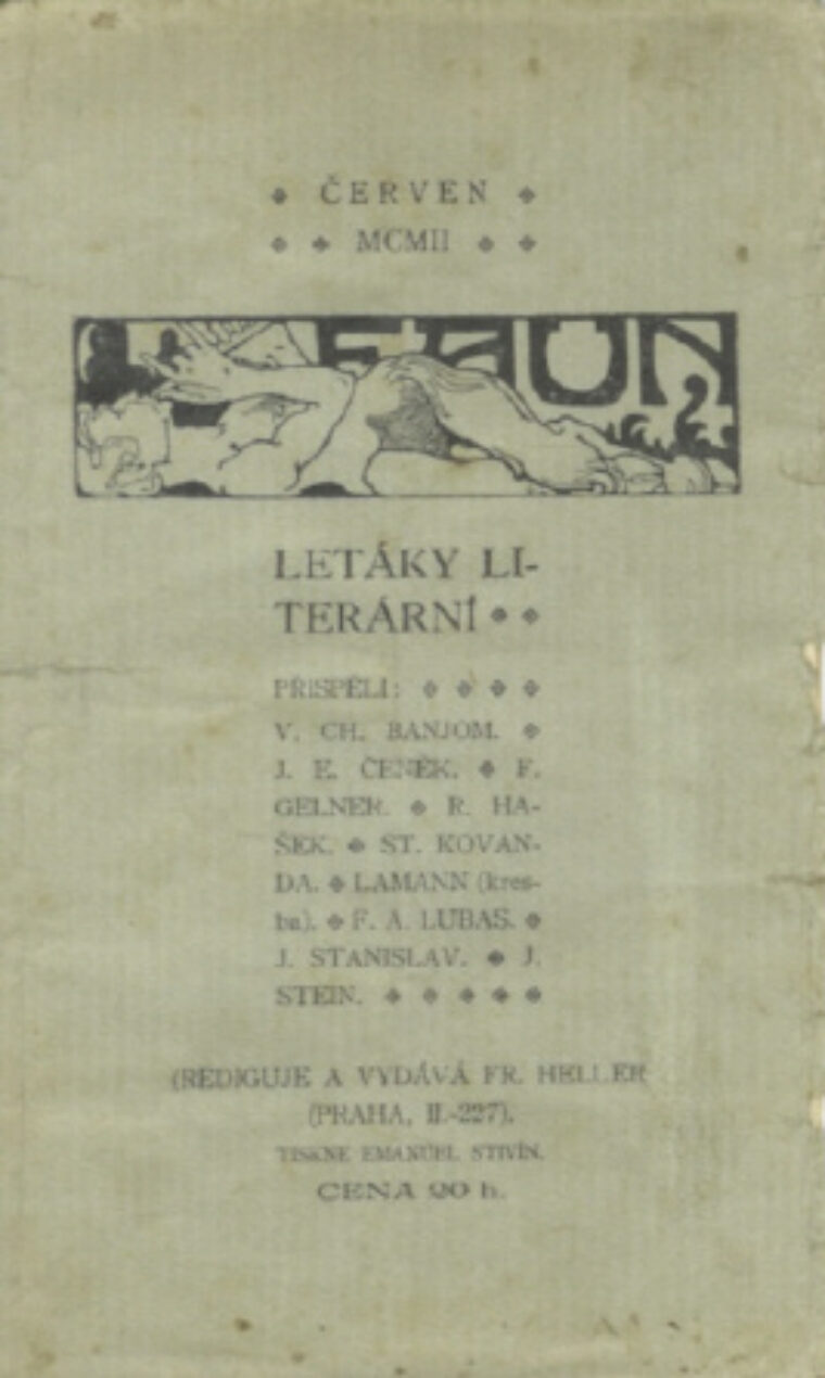 Faun / Letáky literární / – Červen MCMII