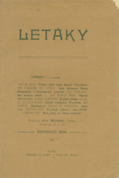 Letáky / před konfiskací / – Červenec MCMII