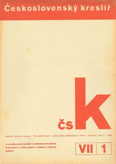 časopis / journal – Český kreslíř