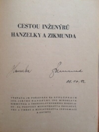 katalog výstavy – Cestou inženýrů Hanzelky a Zikmunda