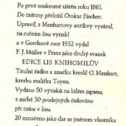 Goethe J.W. / Toyen – Deník