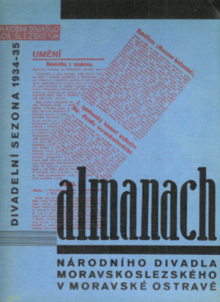 Almanach 1934-35 – Divadlo Moravská Ostrava