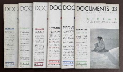 Cinéma Critique littéraire, artistique et sociale – Documents 33 - Revue mensuelle / 6 sešitů /