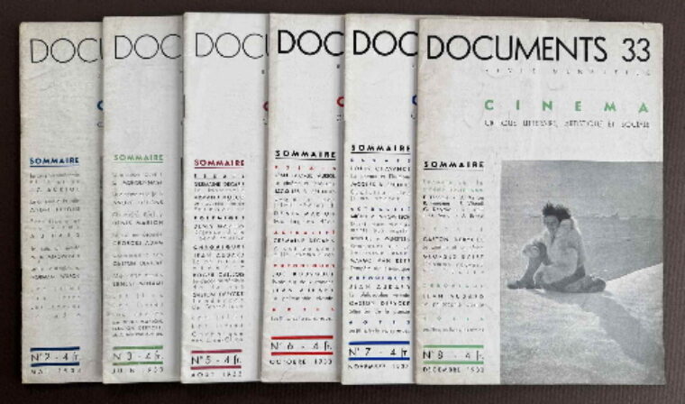 Cinéma Critique littéraire, artistique et sociale – Documents 33 - Revue mensuelle / 6 sešitů /