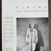 Cinéma Critique littéraire, artistique et sociale – Documents 33 - Revue mensuelle / 6 sešitů /