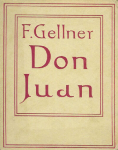Gellner František – Don Juan
