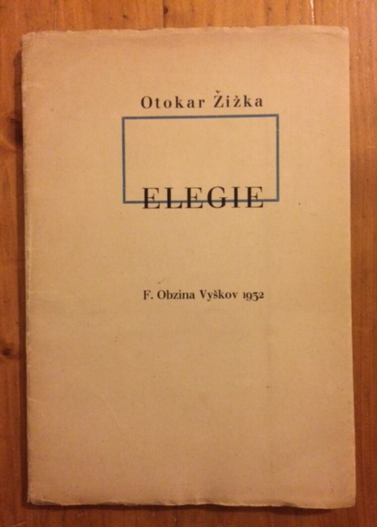 Žižka Otokar / Lacina Bohdan – Elegie