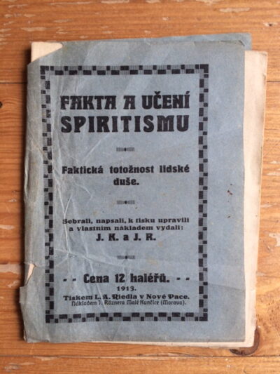 Kuchař Jan / Rösner Jan – Fakta a učení spiritismu