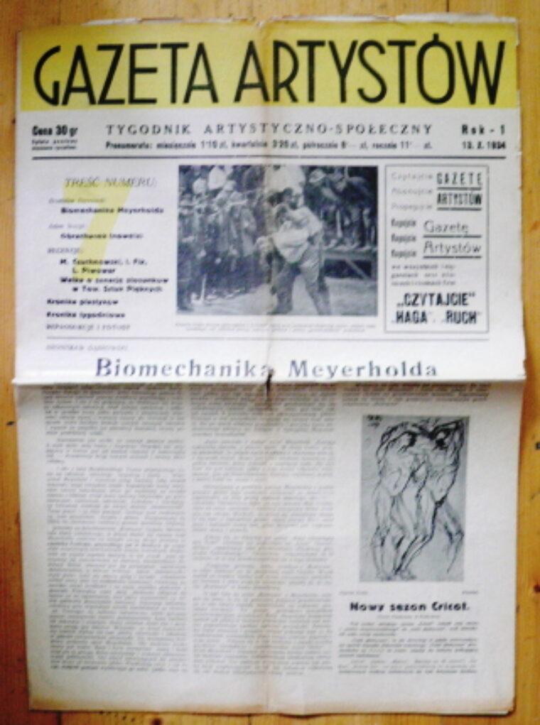 časopis / journal – Gazeta Artystów