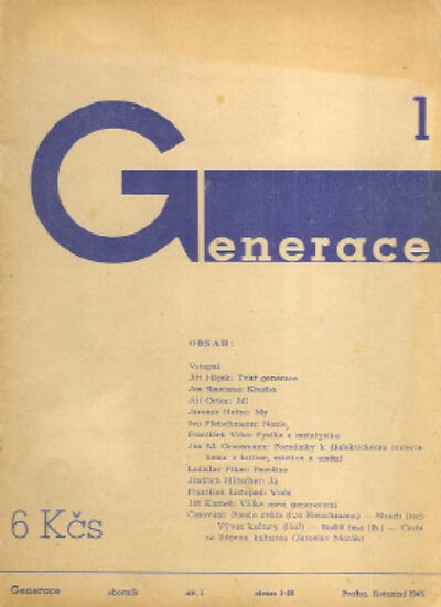 Revue pro umění, život a společnost – Generace /1.ročník/