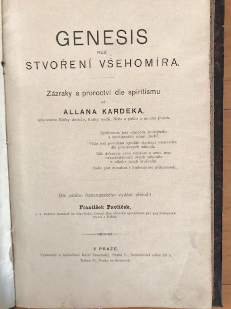 Kardek Alen – Genesis neb stvoření všehomíra