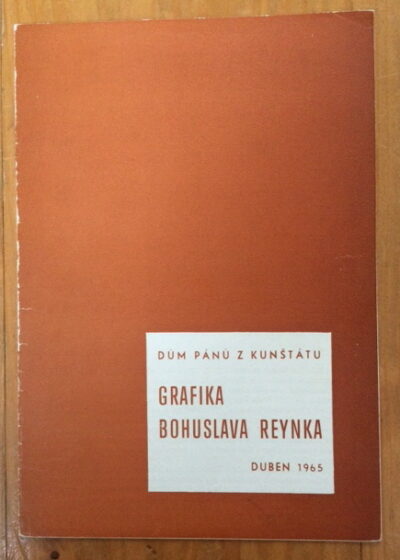 katalog / catalogue – Grafika Bohuslava Reynka