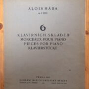 3 x Hába Alois – Harmonické základy..+ O psychologii tvoření ..+ Klavírních skladeb