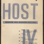 časopis / journal – HOST IV. roč.