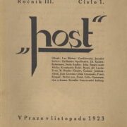 časopis / journal – Host / ročník 3. /