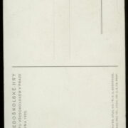 pohlednice /postcard – III.Středoškolské hry Praha 1932