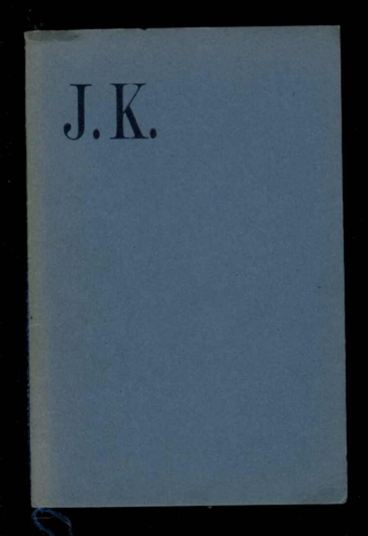 katalog / catalogue – J. K. / Jaroslav Král