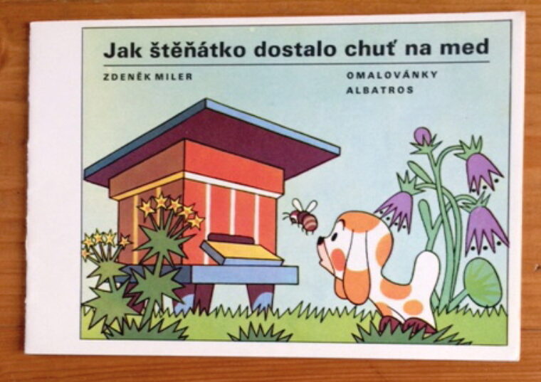 Miler Zdeněk – Jak štěňátko dostalo chuť na med / omalovánka /