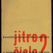časopisy / journals – Jitro