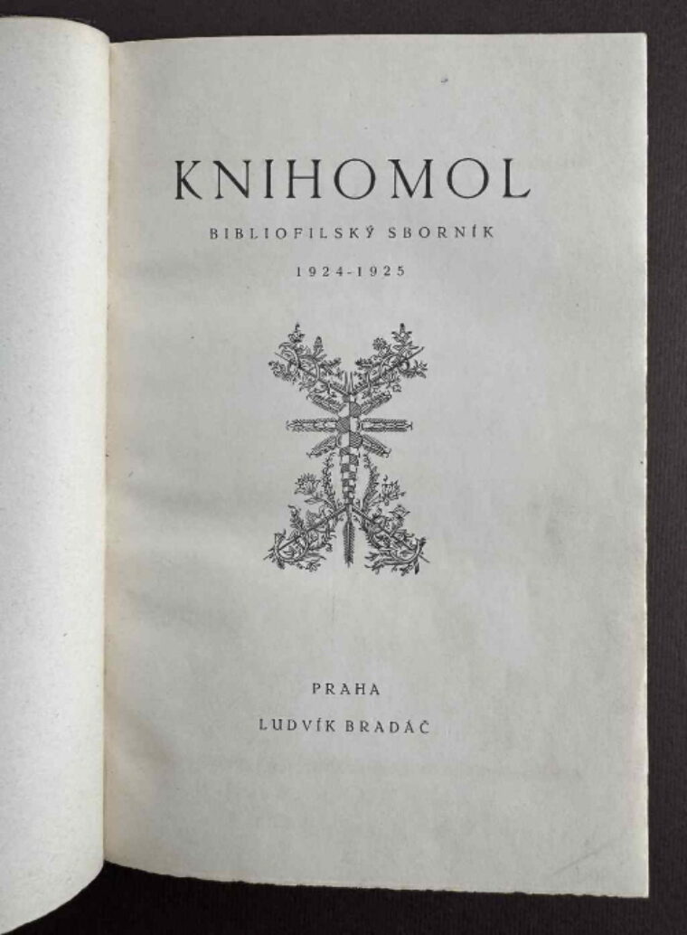 časopisy / journals – Knihomol / 1924-1925 /