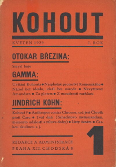 Bělohlávek Bedřich – Kohout /časopis/