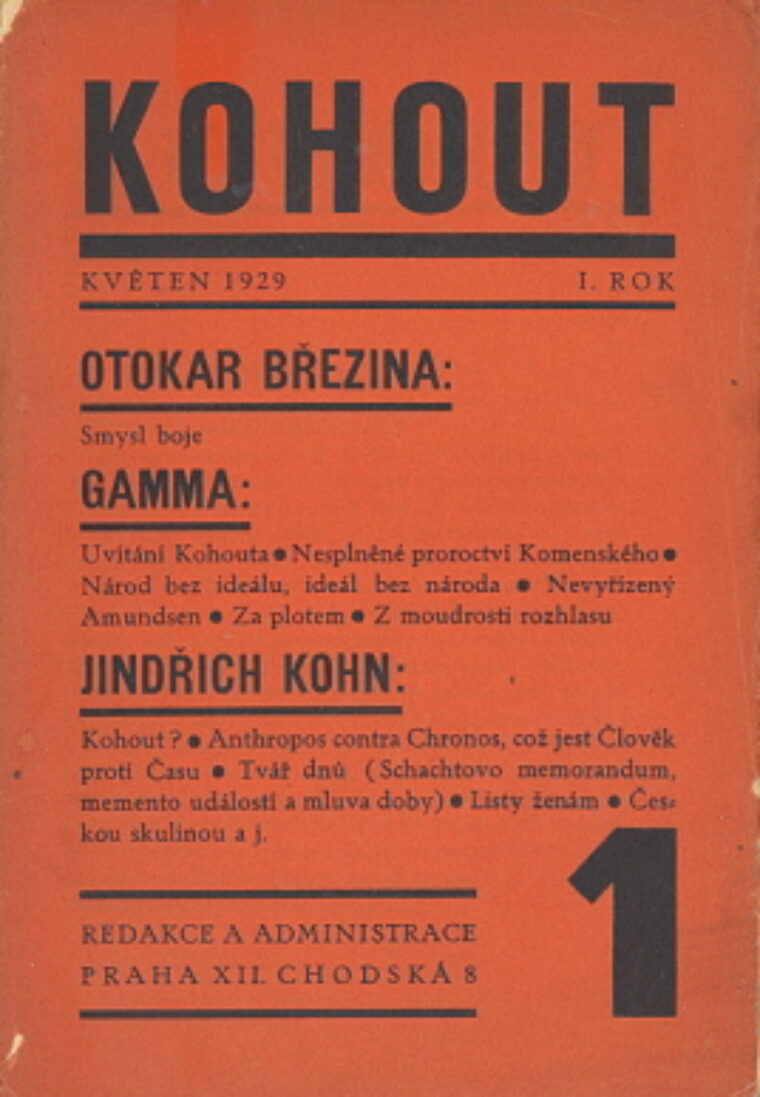 Bělohlávek Bedřich – Kohout /časopis/