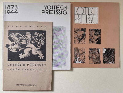 Preissig Vojtěch – Konvolut katalogů Vojtěcha Preissiga