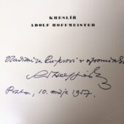 Kreslíř Adolf Hoffmeister