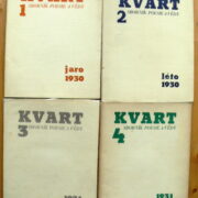 časopis / journal – Kvart - sborník poesie a vědy