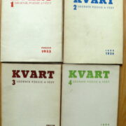 časopis / journal – Kvart - sborník poesie a vědy