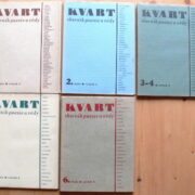časopis / journal – Kvart - sborník poesie a vědy