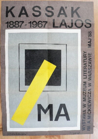 katalog-plakát / catalogue-poster – Lajos Kassák