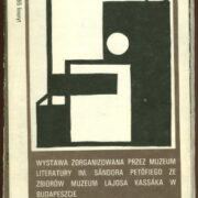 katalog-plakát / catalogue-poster – Lajos Kassák