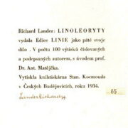 Lander Richard – Linoleoryty