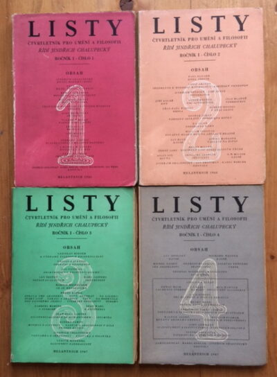 Časopis pro umění / Periodical for art – Listy
