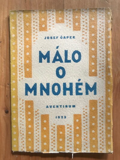 Čapek Josef – Málo o mnohém