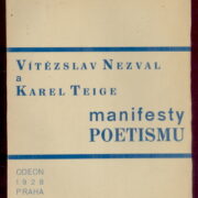 Teige Karel / Nezval Vítězslav – Manifesty poetismu