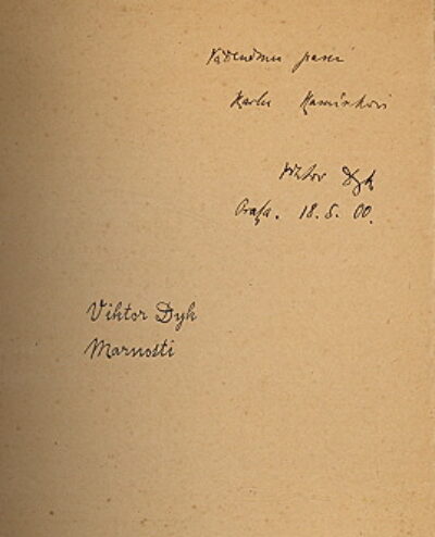 Dyk Viktor – Marnosti